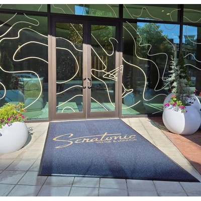 Outdoor or Indoor Logo Entry Mat - Brand Ambassador Logo Floor Mat - 10' X 14'
